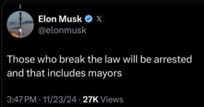 Does Elon agree with Elon?
