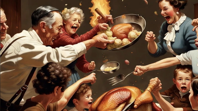 Anyone elses family like to fight on Thanksgiving 🦃?