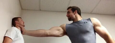 Have you ever been choked by a tall strong guy?