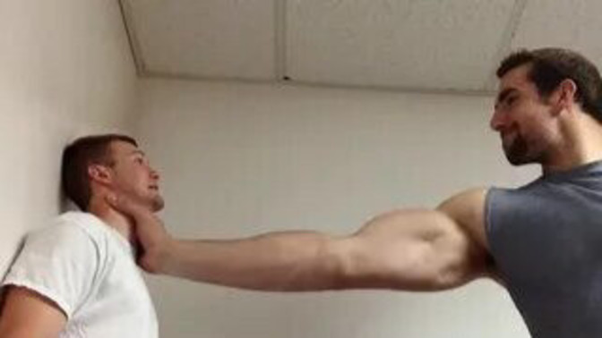 Have you ever been choked by a tall strong guy?