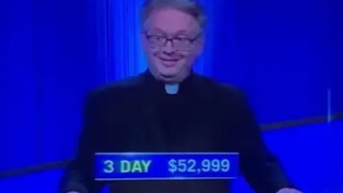 Did you guys see the Episcopal priest on "Jeopardy" last night who didn't know the King James Bible🤣?
