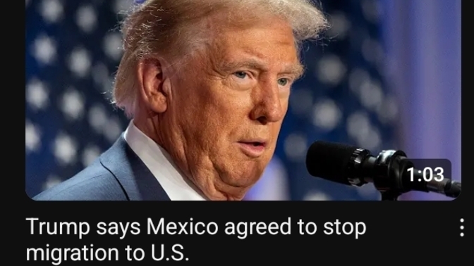 All good everyone! Trump solved the border crisis already?