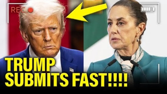 What do you think of President Trump bending the knee to President Sheinbaum?
