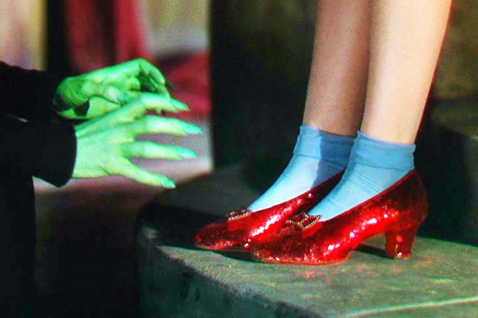 Ladies, do you like the iconic Wizard of Oz Ruby Slippers worn by the late Judy Garland and would y’all rock them if you wore them?