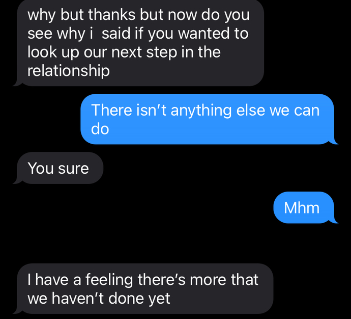 Boyfriend (18yrs) mom texted me and said, “We’re ending the relationship…”?