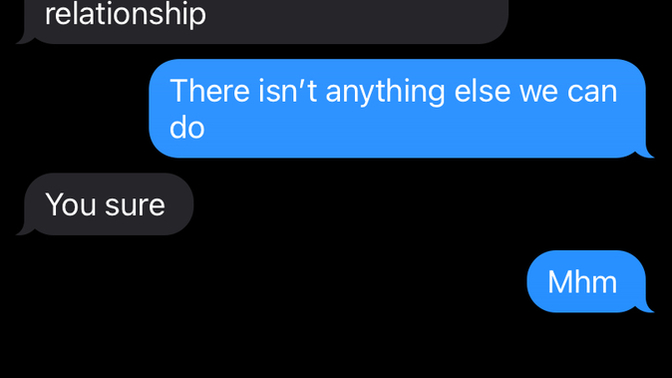 Boyfriend (18yrs) mom texted me and said, “We’re ending the relationship…”?