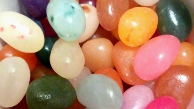 Can you identify a jelly bean?
