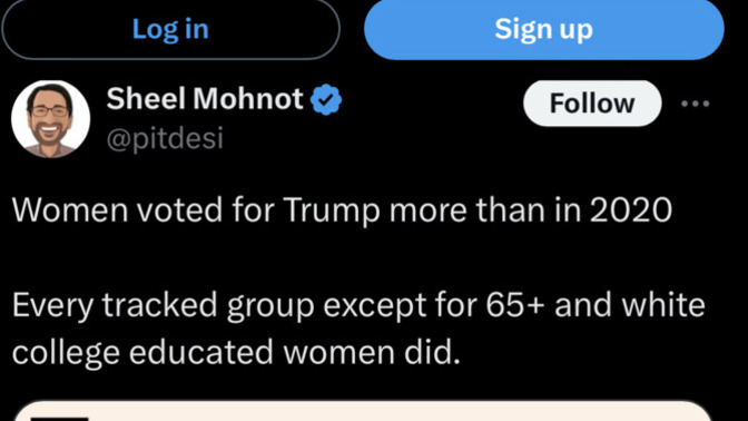 I still wonder why any woman would vote for Trump. What are your theories?