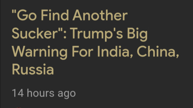 President Trump tells BRICS countries to "Go find another sucker." Is this the end for BRICS?