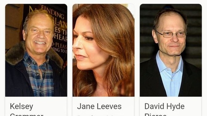 What is your favorite scene or scenes from the Frasier series?