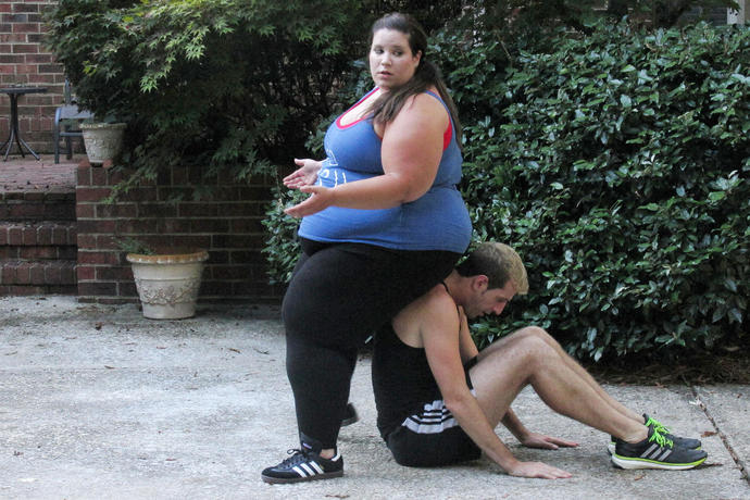 What do you think of a guy who cant lift his wife or girlfriend?