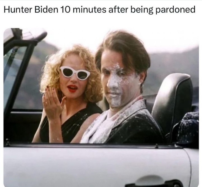 Do you think Hunter Biden is celebrating today?