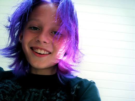 Would you like it if your son dyed his hair purple?