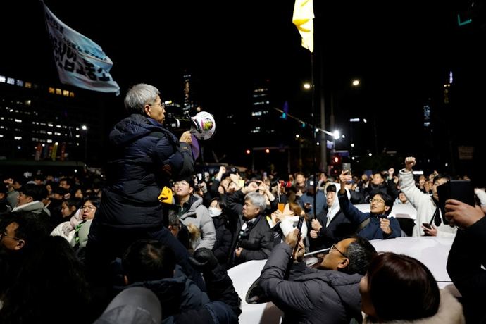 Did you hear about the president of South Korea declaring martial law?