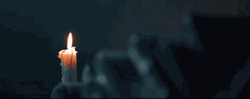 How do dragons blow out candles?