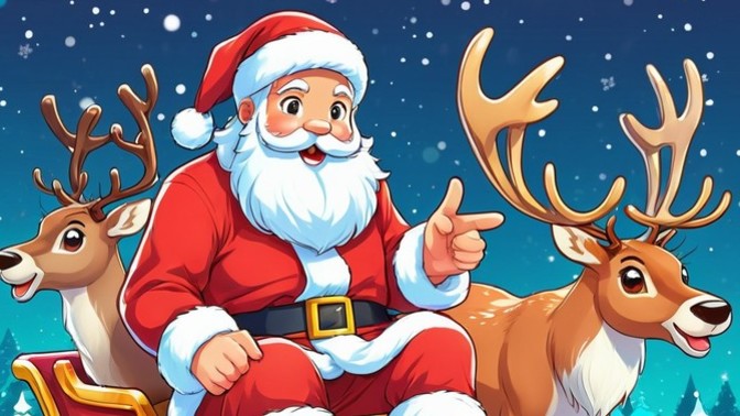 What would you do if Santa Slapped your face?