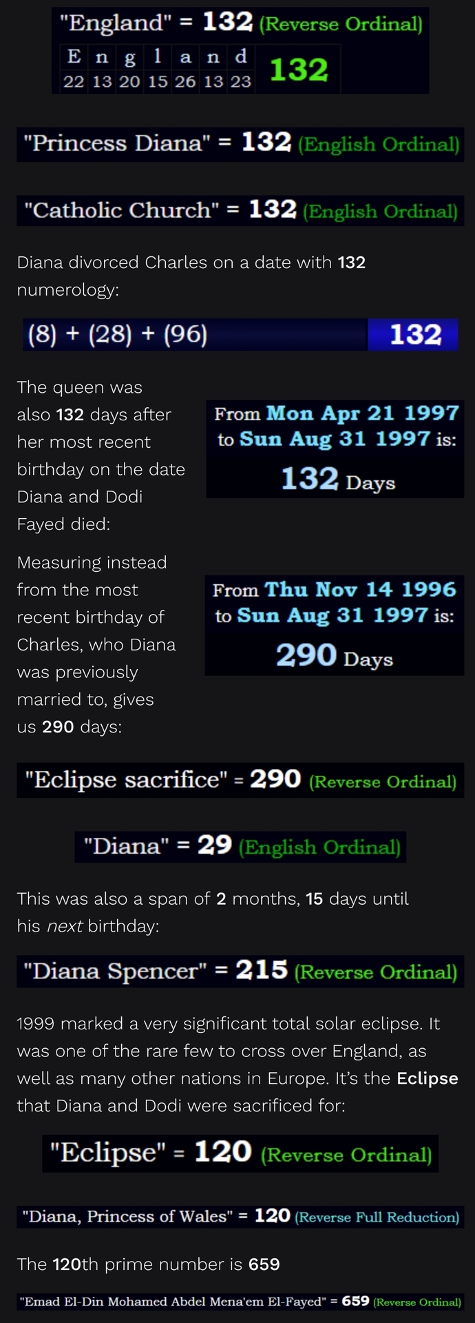 Do you think Princess Diana was murdered by Charles and her sons know but cannot dare to say it out loud?