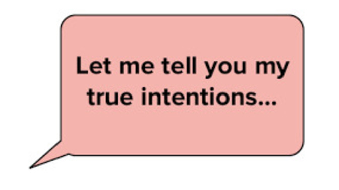 Why everyone is hiding their true intentions?