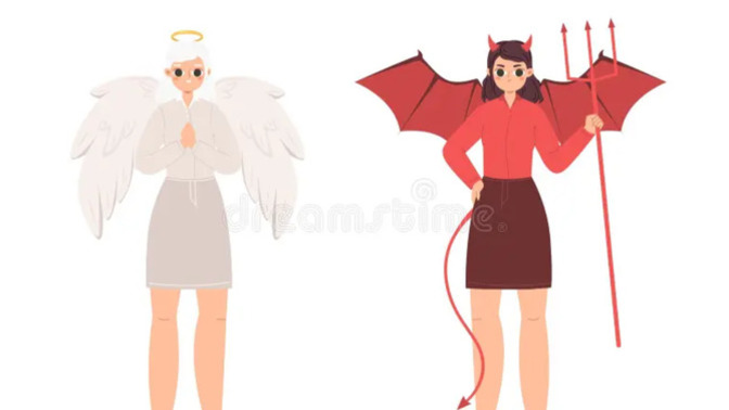 Do you think female devil do better job hiding their true face than male devils or they are equally good at hiding?