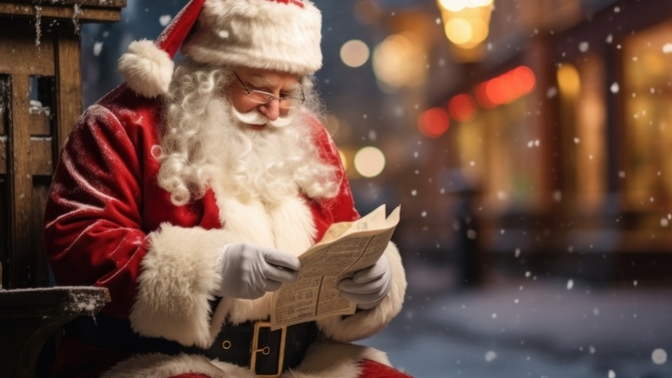Do you think Santa will be paying you a visit soon?