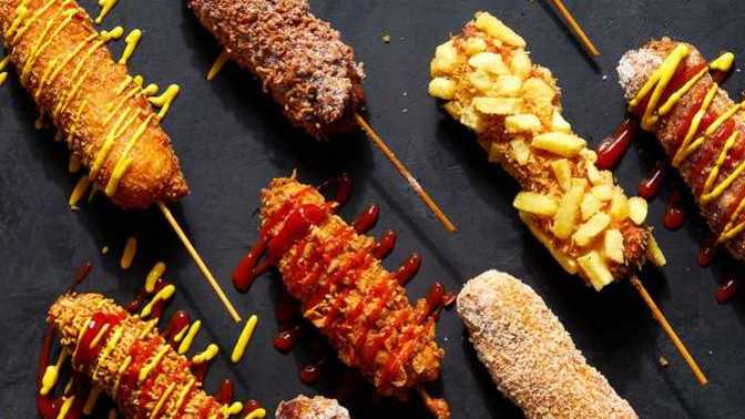 Have you ever tried Korean Corn Dogs?