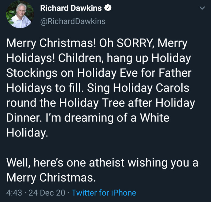 It’s Christmas time! Please tell me how you’ve been oppressed so far this holiday season?