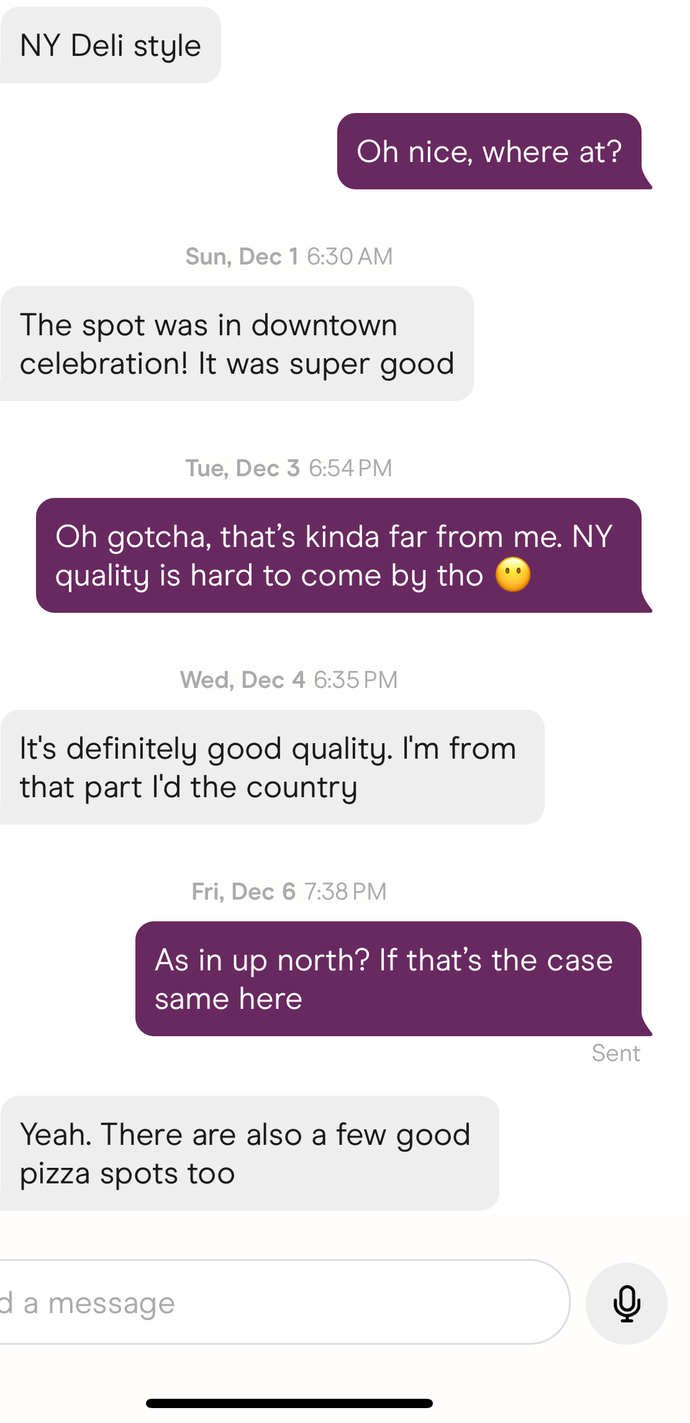 Is anyone else quick to stop replying with these kinds of one sided conversations?
