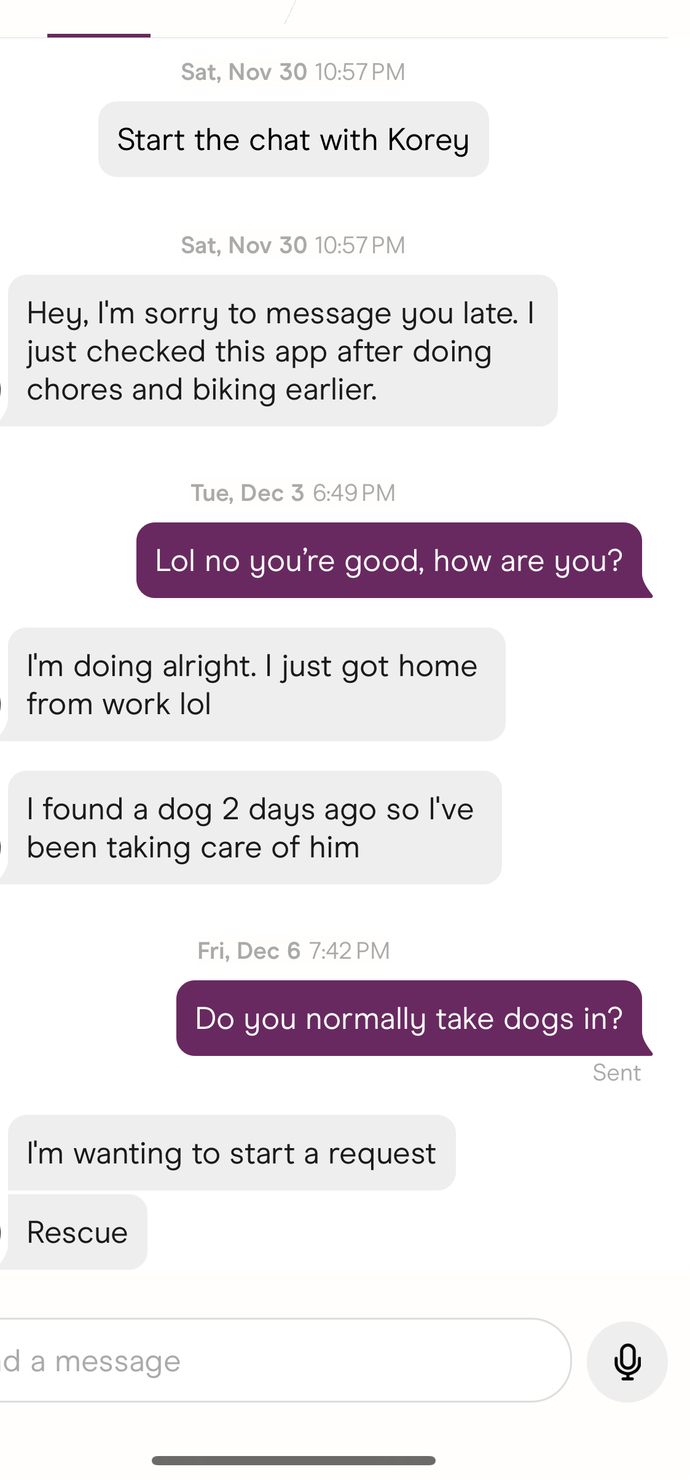 Is anyone else quick to stop replying with these kinds of one sided conversations?