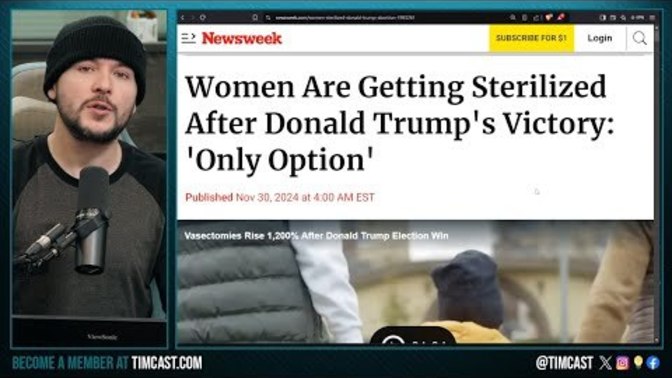 Women are apparently sterelizing themselves after Trump wins election. Do you think these women have good reason to sterilize themselves?