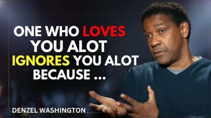 Sometimes the one's that love you the most will ignore you and do you want to know why they do this?