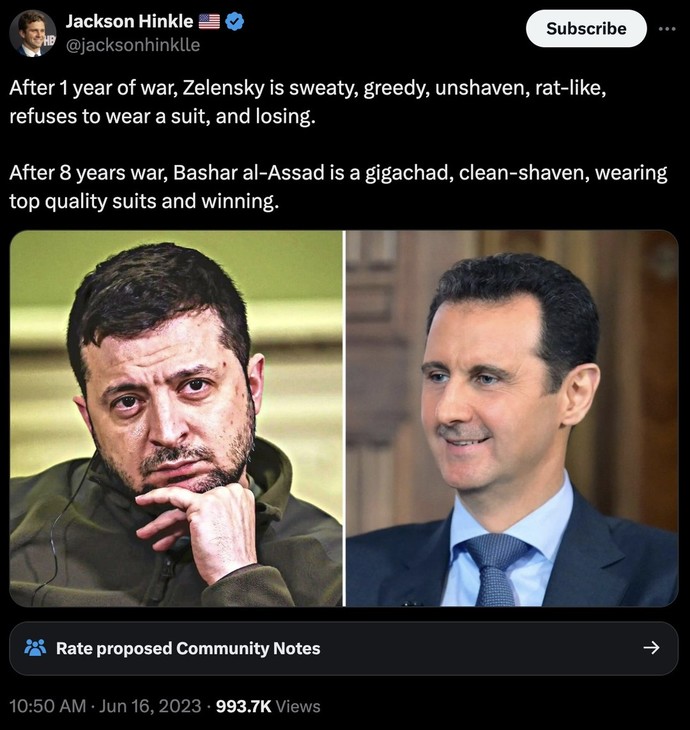 Is al-Assad hot?