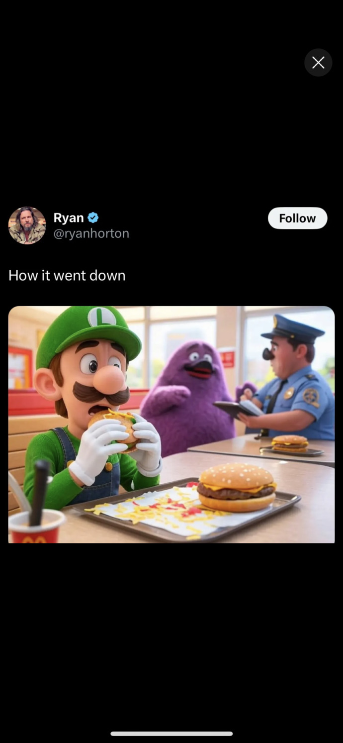 This os now in my head-cannon as to how he got arrested