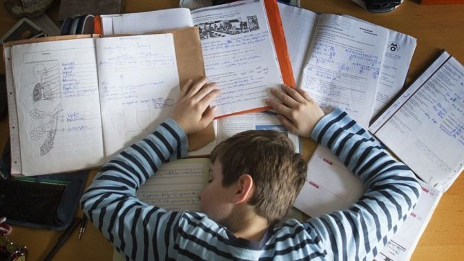 How much homework do you think the average high school student should receive?