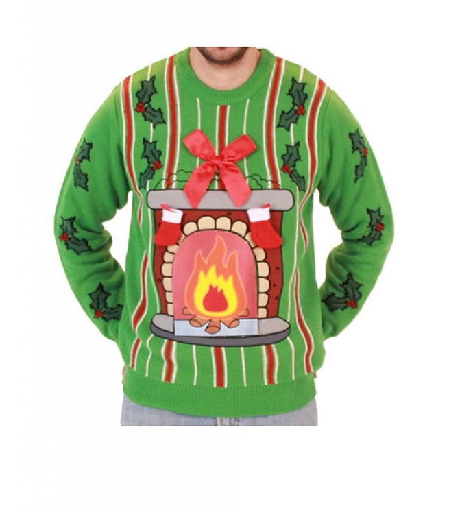 For the holidays, do you like this Fireplace LED Light Up Ugly Christmas Sweater?