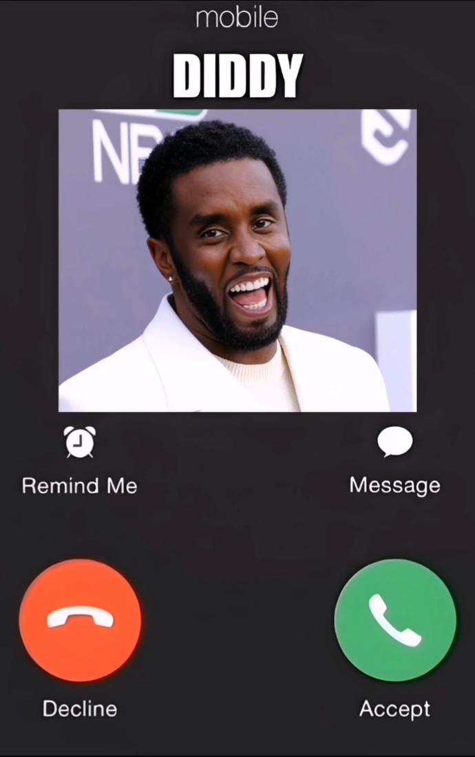 What would you say to Diddy if he called?