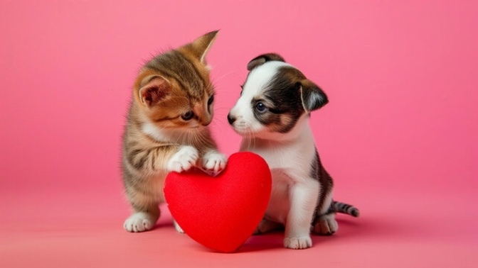 Do you think cats and dogs are attracted to each other?