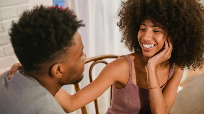On a first date, if you feel you're vibing with the person, is it okay to give flirty touches, or should you keep your hands to yourself?