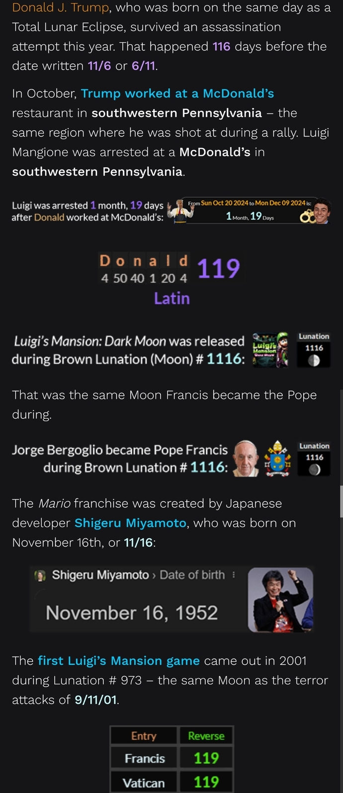 Is it hilarious that the assassin named Luigi carried a fake ID name Ma- -rio?