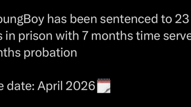 Thoughts on his sentence?