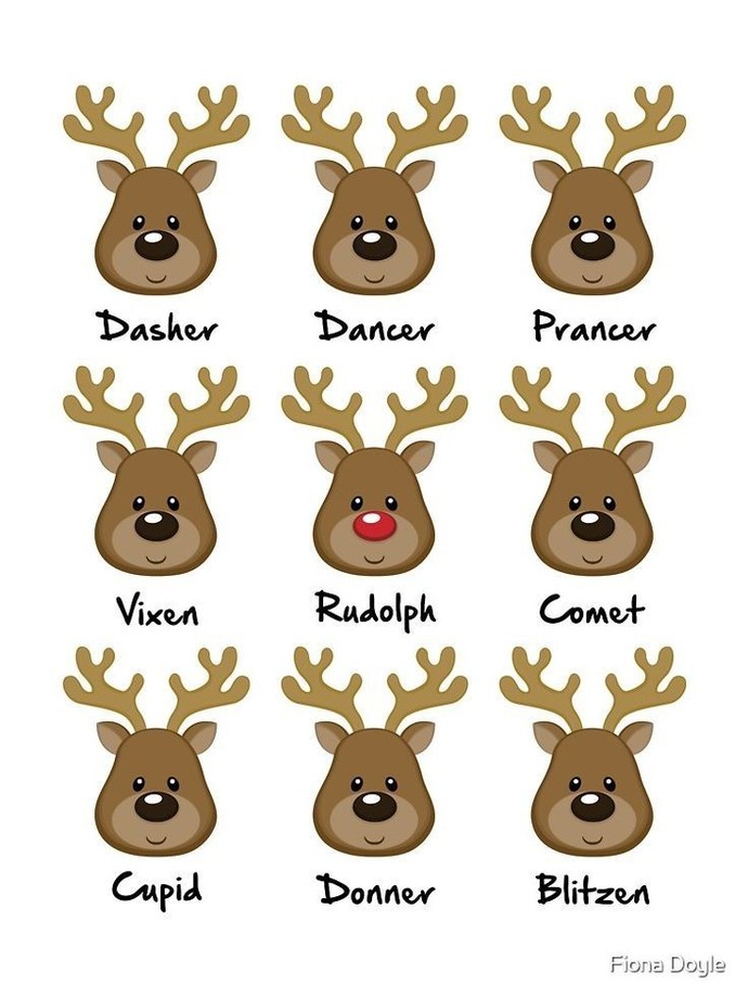 Which of Santas reindeer is your favorite?