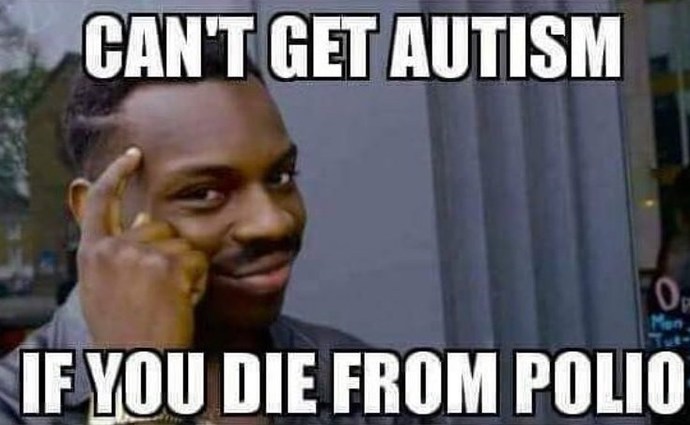Are you guys ready for Polio to make a comeback (in the US)?