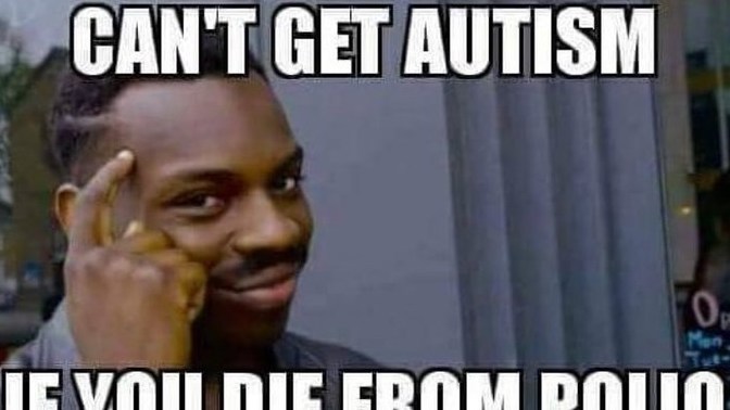 Are you guys ready for Polio to make a comeback (in the US)?