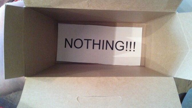 Girls, do you have a nothing box too or not?