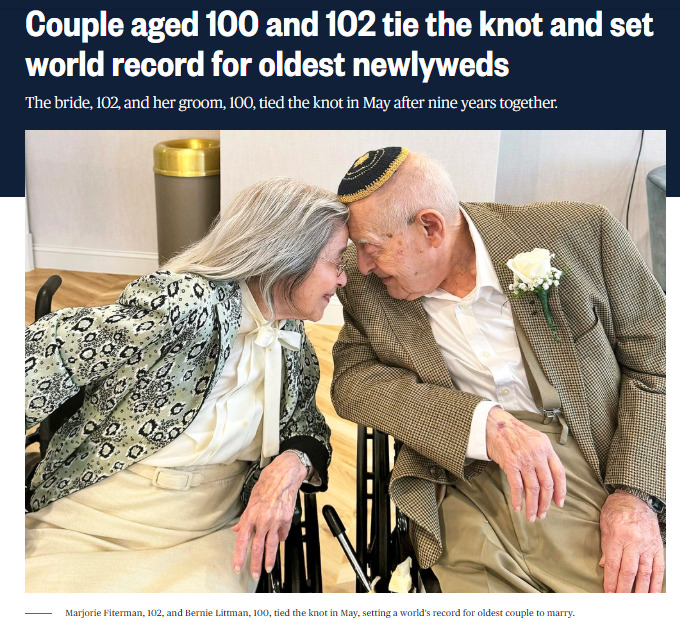 ๐ฎ Is 102 and 100 years old too old to get married? Are you EVER too old to get married?
