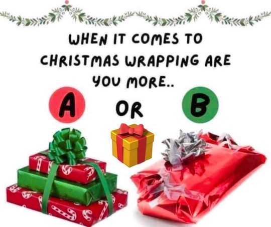 Are you good at wrapping gifts?