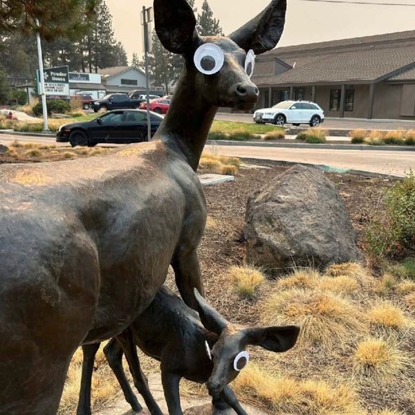 What landmark or statue would most benefit from a pair of Googly eyes?