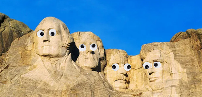 What landmark or statue would most benefit from a pair of Googly eyes?