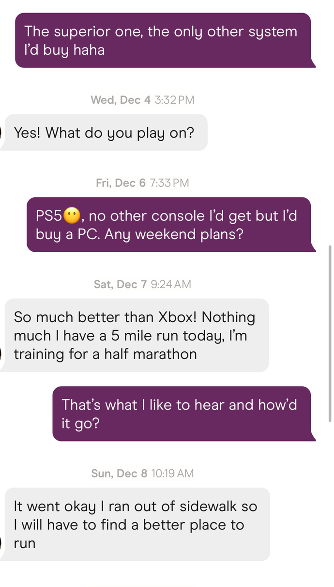 Am I right to think this guy isn’t interested/doesn’t ask enough questions about me?
