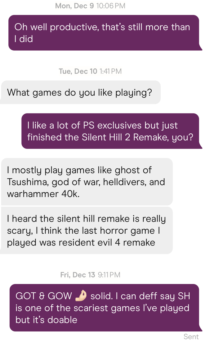 Am I right to think this guy isn’t interested/doesn’t ask enough questions about me?