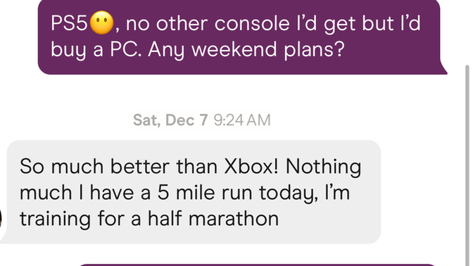 Am I right to think this guy isn’t interested/doesn’t ask enough questions about me?